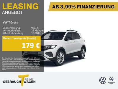 Pure white Gebraucht 2025 VW T-Cross Goal SUV | 22.980 € (Guter Preis)
