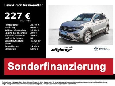 Gebraucht VW T-Cross Life 116 PS (85 kW) 2024 Reflexsilber SUV