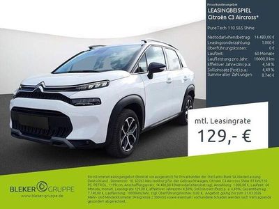 Gebraucht Citroën C3 Aircross Shine 110 PS (80 kW) 2023 Weiß SUV