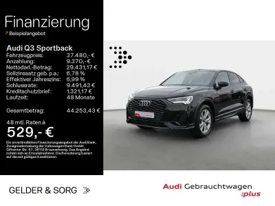Gebraucht Audi Q3 S-Line 150 PS (110 kW) 2025 Mythosschwarz metallic SUV