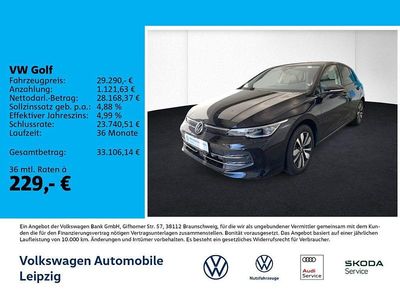 Gebraucht VW Golf VIII Goal 150 PS (110 kW) 2025 Schwarz Limousine