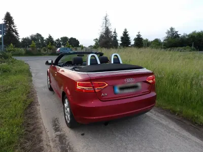 Brugt Audi A3 Cabriolet 102 HK (75 kW) 2009 Rød Cabriolet