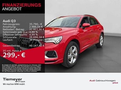 Progressivrot metallic Gebraucht 2023 Audi Q3 S-Line SUV | 35.790 € (Superpreis)