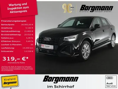 Gebraucht Audi Q2 S-Line 150 PS (110 kW) 2022 Mythosschwarz metallic (metallic) SUV