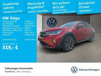 Gebraucht VW Taigo Style 150 PS (110 kW) 2022 Kings red metallic (metallic) SUV