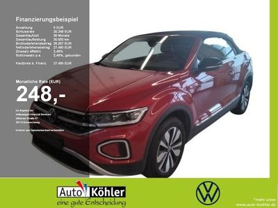 Gebraucht VW T-Roc Goal 116 PS (85 kW) 2025 Kings red schwarz SUV