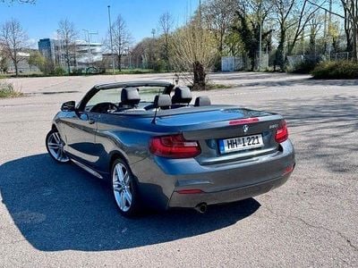 Second-hand BMW 220 Sport Line 184 CP (135 kW) 2016 Gri Cabrio
