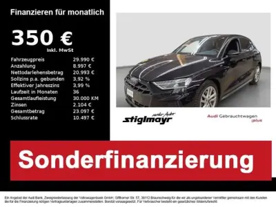Gebraucht Audi A3 S-Line 150 PS (110 kW) 2025 Mythosschwarz metallic Limousine