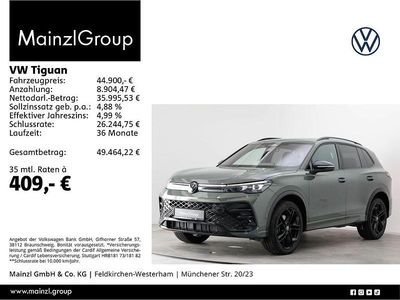 Gebraucht VW Tiguan R-line 193 PS (141 kW) 2024 Grün SUV