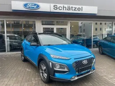 Gebraucht Hyundai Kona Premium 210 PS (154 kW) 2018 Blau SUV
