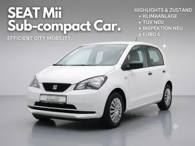 Gebraucht Seat Mii Reference 60 PS (44 kW) 2015 Weiß Kleinwagen