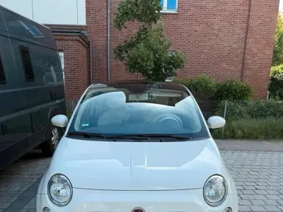 Gebraucht Fiat 500 Lounge 69 PS (50 kW) 2015 Weiß Kleinwagen