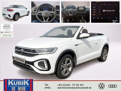 Gebraucht VW T-Roc Cabriolet R-line 150 PS (110 kW) 2023 Weiß Cabrio