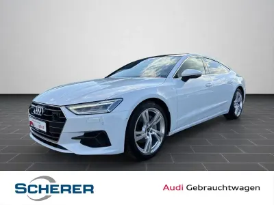 Gebraucht Audi A7 S-Line 265 PS (194 kW) 2023 Gletscherweiß metallic Limousine