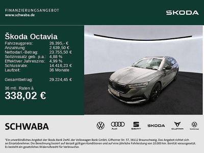 Graphitegrau metallic Gebraucht 2022 Skoda Octavia SportLine Kombi | 26.395 € (Superpreis)