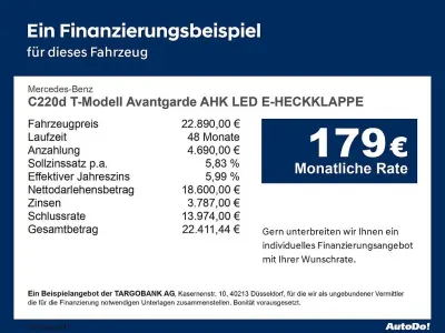 Gebraucht Mercedes C220 Avantgarde 194 PS (142 kW) 2020 Grau Kombi