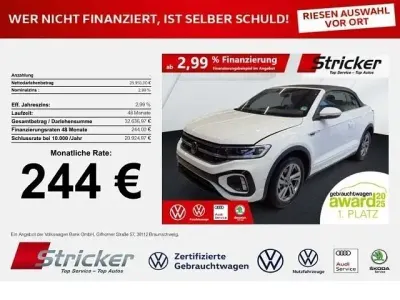 Gebraucht VW T-Roc Cabriolet R-line 150 PS (110 kW) 2025 Cabrio