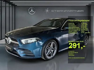 Usata Mercedes A200 AMG 163 CV (119 kW) 2022 Blu Berlina