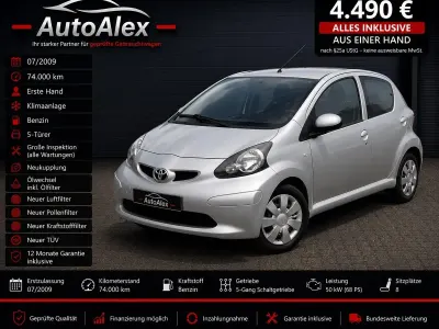 Gebraucht Toyota Aygo Cool 68 PS (50 kW) 2009 Silber Kleinwagen