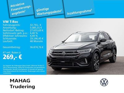 Gebraucht VW T-Roc R-line 190 PS (139 kW) 2022 Schwarz SUV