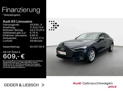 Gebraucht Audi A5 Ambiente 204 PS (150 kW) 2025 Firmamentblau metallic Limousine