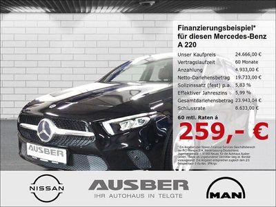 Gebraucht Mercedes A220 190 PS (139 kW) 2018 Schwarz Limousine