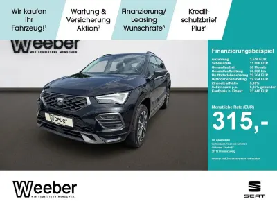 Gebraucht Seat Ateca FR 150 PS (110 kW) 2023 Magic schwarz (metallic) SUV