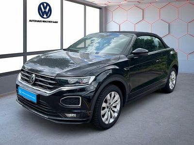 Gebraucht VW T-Roc Cabriolet R-line 150 PS (110 kW) 2022 Schwarz Cabrio