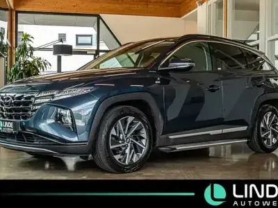 Gebraucht Hyundai Tucson Trend 136 PS (100 kW) 2021 Teal blue / met SUV
