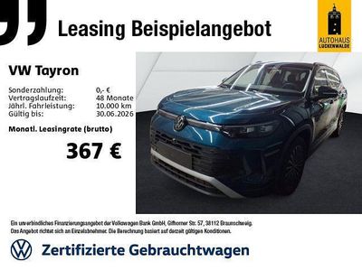 Gebraucht VW Tayron Life 150 PS (110 kW) 2025 Blau SUV