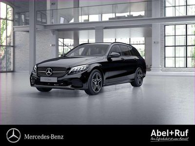 Unilack schwarz Gebraucht 2019 Mercedes C220 AMG Kombi | 28.989 € (Fairer Preis)