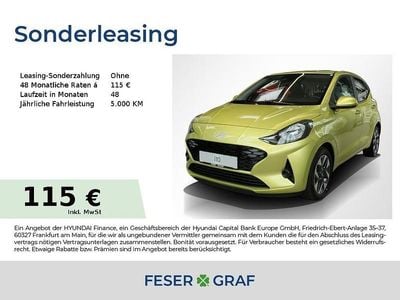 Neu Hyundai i10 Comfort 63 PS (46 kW) 2025 Lucid lime Kleinwagen