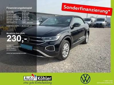 Gebraucht VW T-Roc Cabriolet Style 150 PS (110 kW) 2024 Deep black perleffekt Cabrio