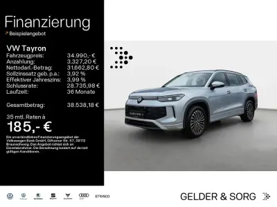 Gebraucht VW Tayron Life 150 PS (110 kW) 2025 Oyster silver metallic SUV