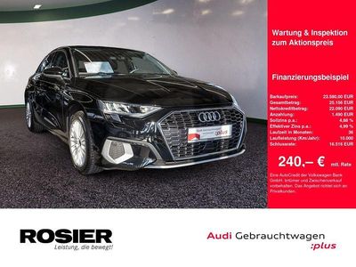 Gebraucht Audi A3 Advanced Plus 110 PS (80 kW) 2024 Brillantschwarz Limousine