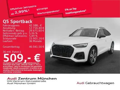 Gebraucht Audi Q5 Sportback S-Line 286 PS (210 kW) 2022 Weiß SUV