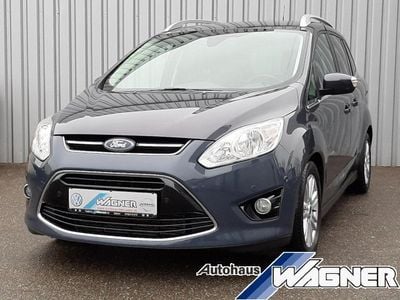Gebraucht Ford Grand C-Max Titanium 140 PS (102 kW) 2013 Grau metallic Van / Kleinbus