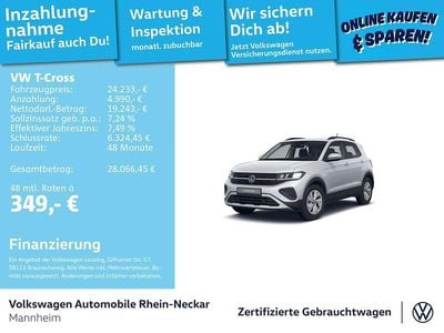 Reflexsilber metallic Gebraucht 2024 VW T-Cross Life SUV | 23.990 € (Guter Preis)