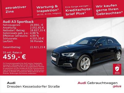 Gebraucht Audi A3 Sport 204 PS (150 kW) 2020 Schwarz Limousine