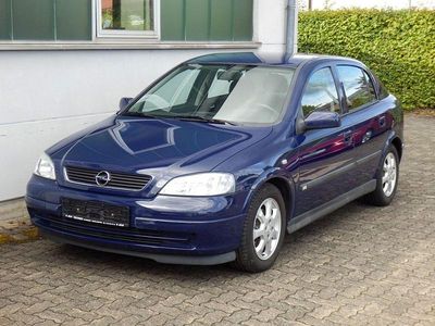 Usata Opel Astra Njoy 84 CV (61 kW) 2003 Blu Berlina