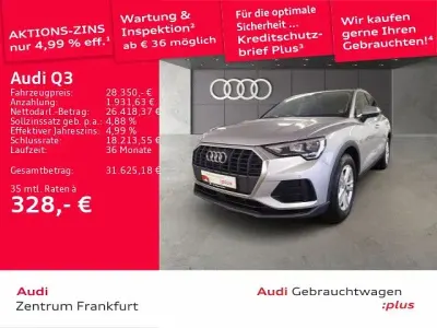 Brugt Audi Q3 Sport 150 HK (110 kW) 2023 Sølv SUV
