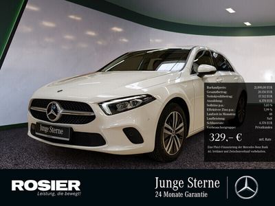 Gebraucht Mercedes A250 Progressive 160 PS (117 kW) 2021 Weiss / polarweiß Limousine