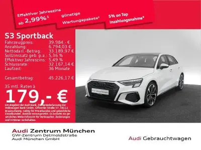 Gebraucht Audi S3 Sport 310 PS (228 kW) 2024 Gletscherweiß metallic Limousine