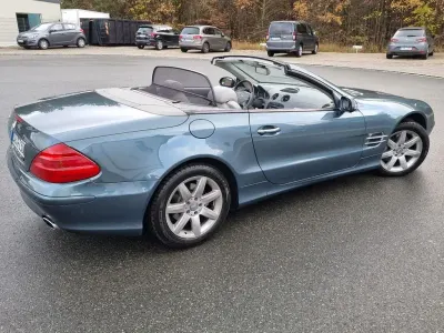 Gebraucht Mercedes SL500 306 PS (225 kW) 2001 Blau Cabrio