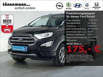 Usata Ford Escort Titanium 140 CV (102 kW) 2018 Nero SUV