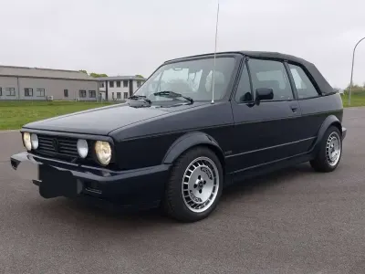Gebraucht VW Golf Cabriolet 98 PS (72 kW) 1989 Schwarz Cabrio