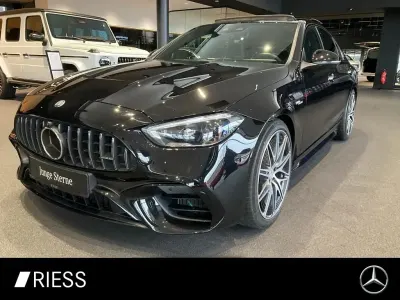 Gebraucht Mercedes C63 AMG AMG 476 PS (350 kW) 2024 Metalliclack obsidianschwarz Limousine