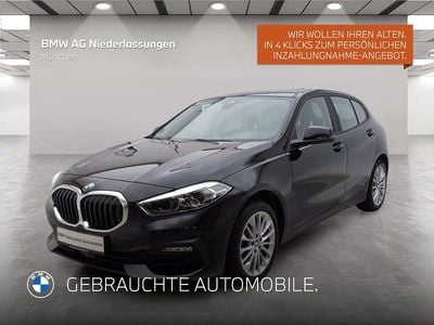 Schwarz Gebraucht 2022 BMW 120 Advantage Kleinwagen | 23.980 € (Fairer Preis)