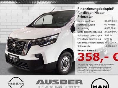 Gebraucht Nissan Primastar N-Connecta 150 PS (110 kW) 2024 Weiß Van / Kleinbus