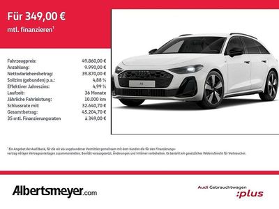 Arkonaweiß Gebraucht 2025 Audi A5 S-Line Kombi | 49.860 € (Guter Preis)
